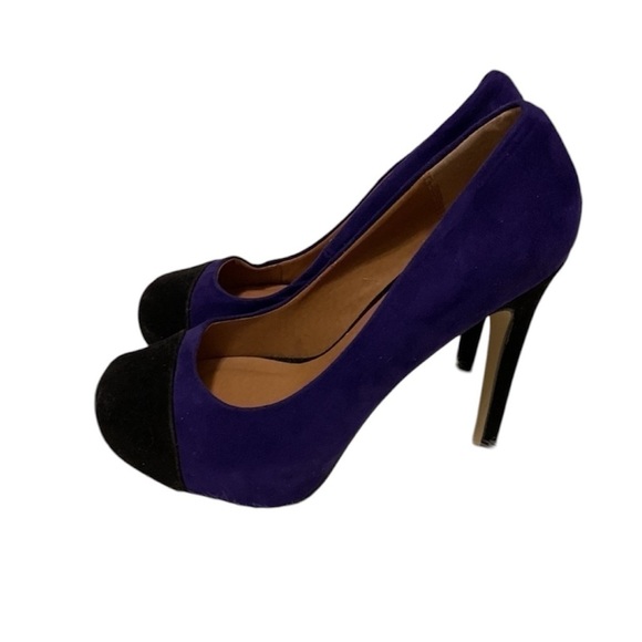 Material Girl Faux Suede Heels Size 6.5 - Picture 1 of 7